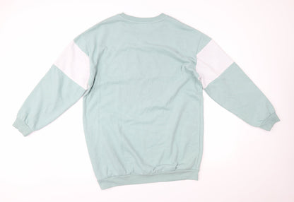 Womens UK Size M Miss Selfridge Green Pullover Jumper
