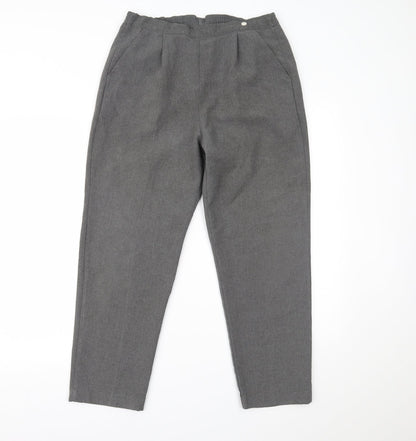 Womens UK Size 12 EDITIONS Regular Fit  Grey Trousers