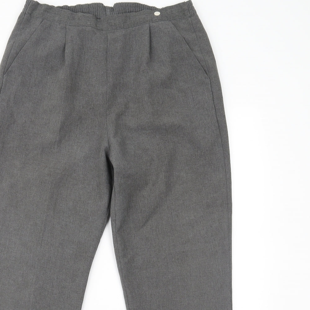 Womens UK Size 12 EDITIONS Regular Fit  Grey Trousers