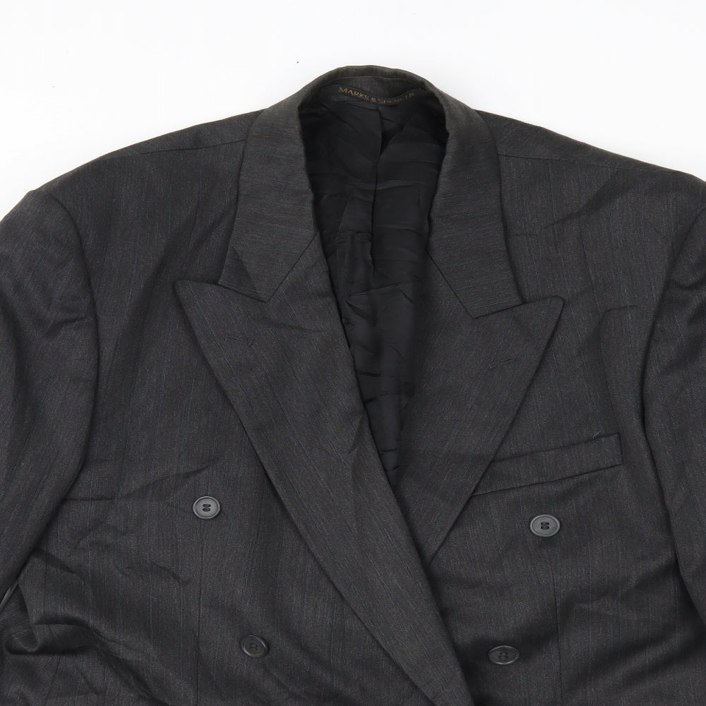 Mens UK Size 42 Marks and Spencer Regular Grey Suit Jacket