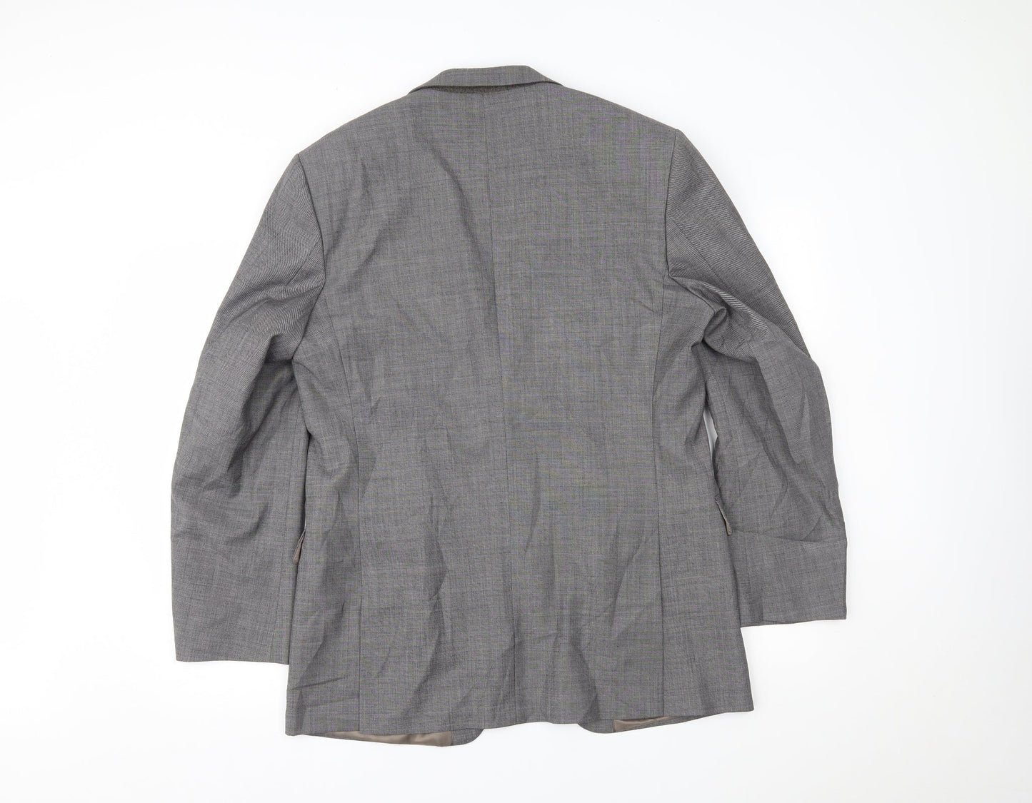 Mens UK Size 40 Burton Regular Grey Suit Jacket