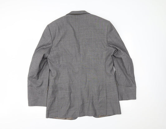Mens UK Size 40 Burton Regular Grey Suit Jacket