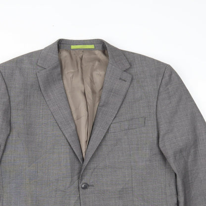 Mens UK Size 40 Burton Regular Grey Suit Jacket