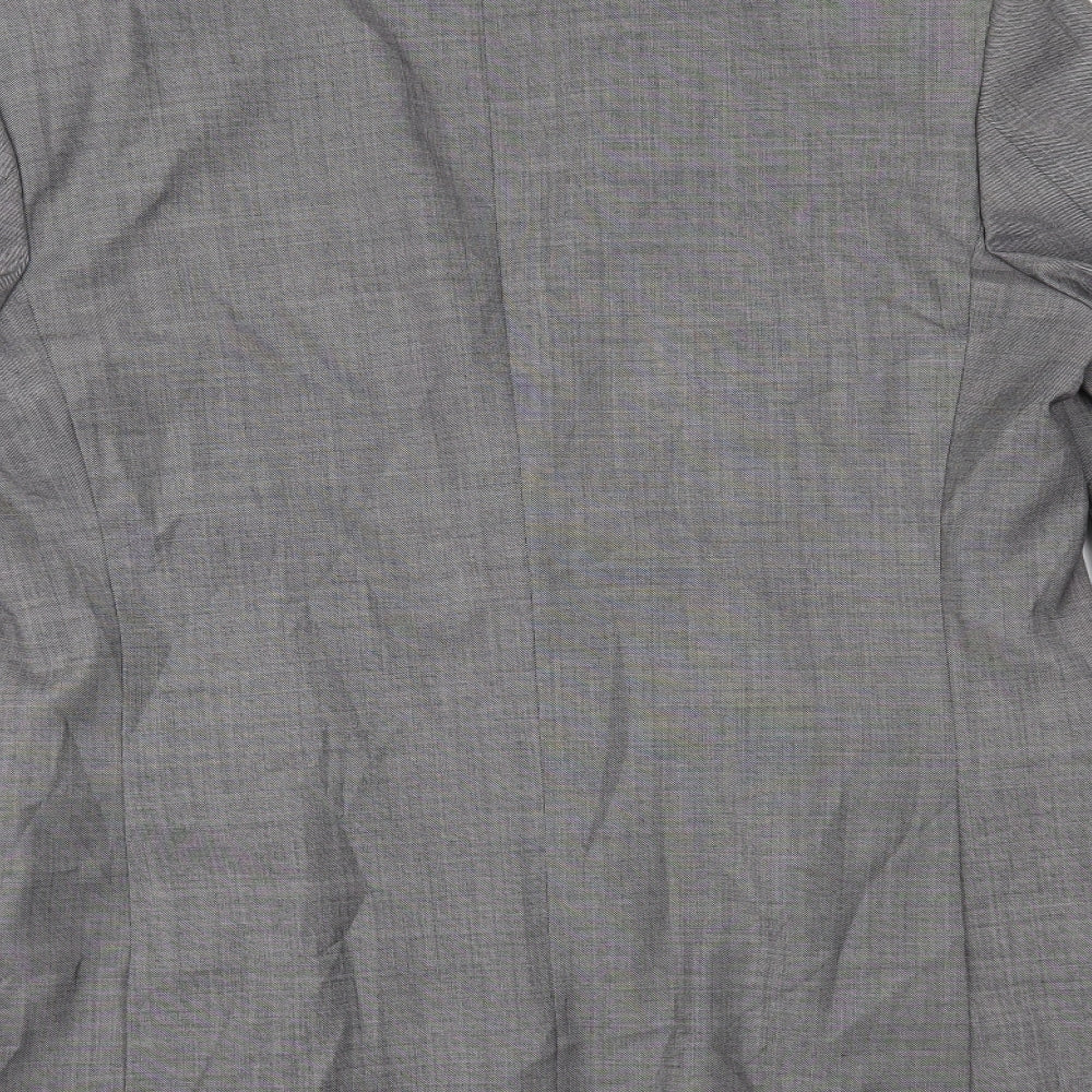 Mens UK Size 40 Burton Regular Grey Suit Jacket