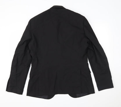 TU Mens Black   Jacket Blazer Size 40