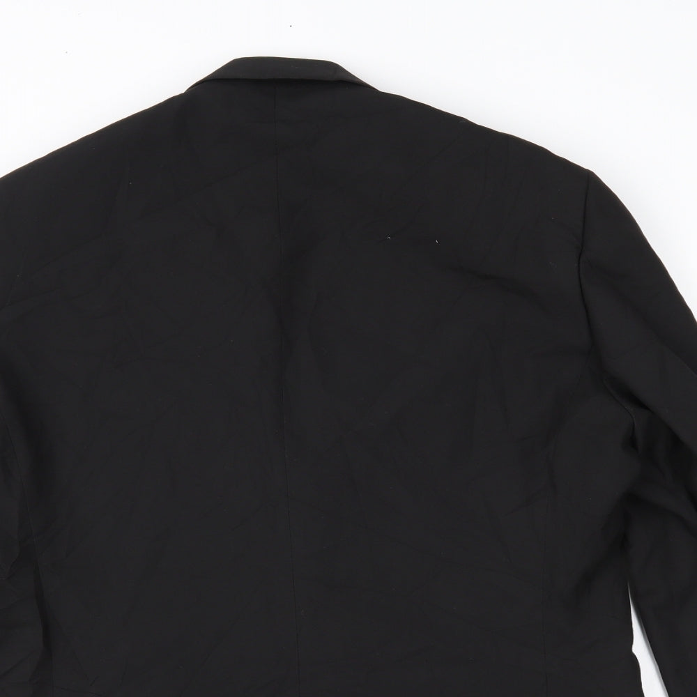 TU Mens Black   Jacket Blazer Size 40