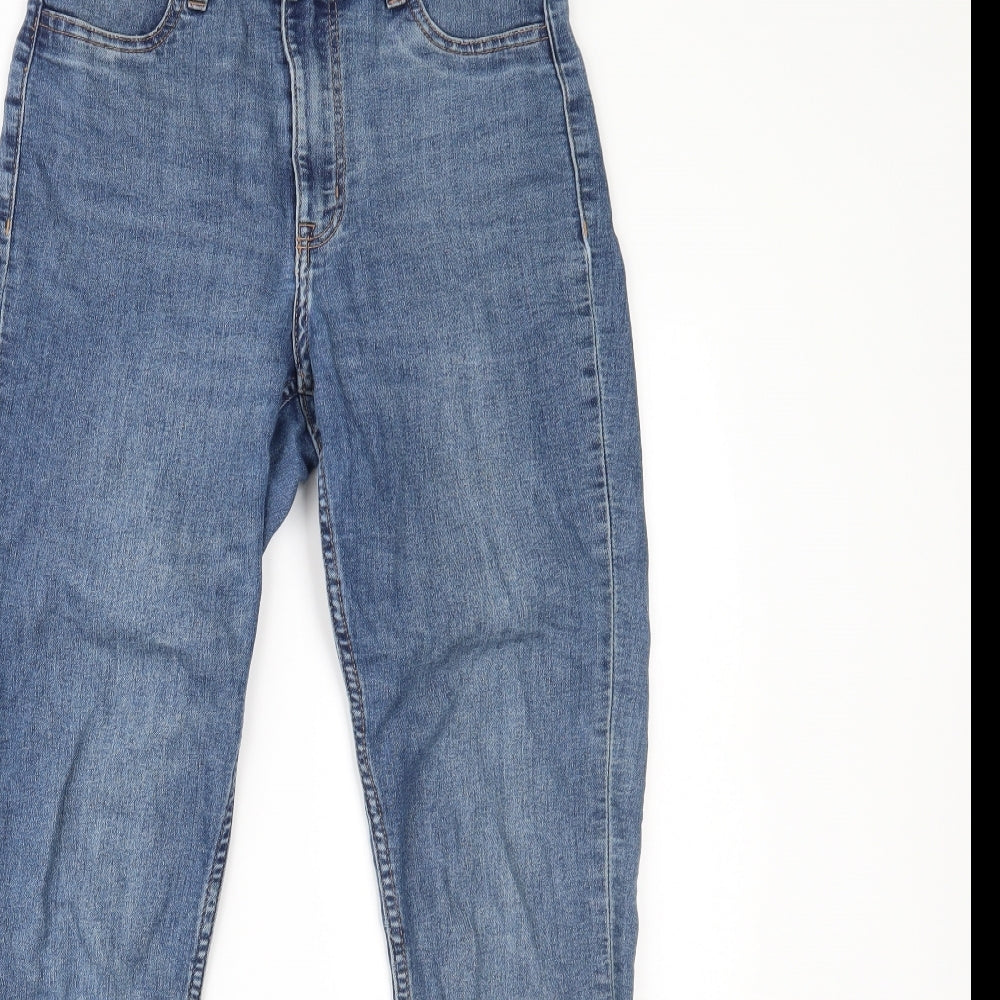 Womens UK Size 8 H&M Regular Fit Skinny Blue Jeans