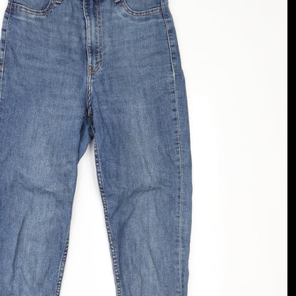 Womens UK Size 8 H&M Regular Fit Skinny Blue Jeans