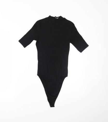 H&M Womens Black   Bodysuit One-Piece Size XS