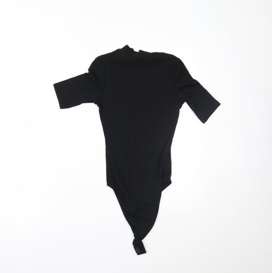 H&M Womens Black   Bodysuit One-Piece Size XS