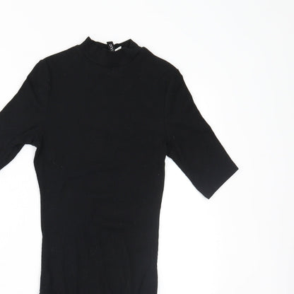 H&M Womens Black   Bodysuit One-Piece Size XS