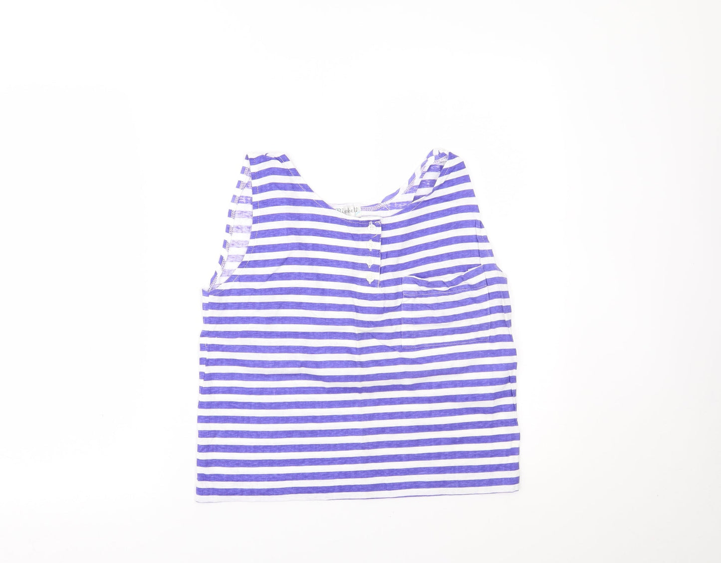 Bluebelle Womens Blue Striped  Camisole Tank Size 12