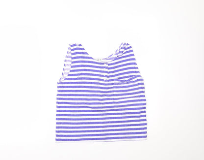 Bluebelle Womens Blue Striped  Camisole Tank Size 12