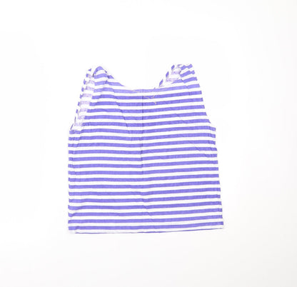 Bluebelle Womens Blue Striped  Camisole Tank Size 12