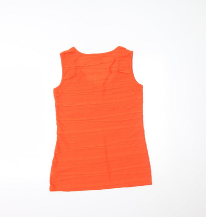 Womens UK Size 10 Wallis Orange Camisole Tank