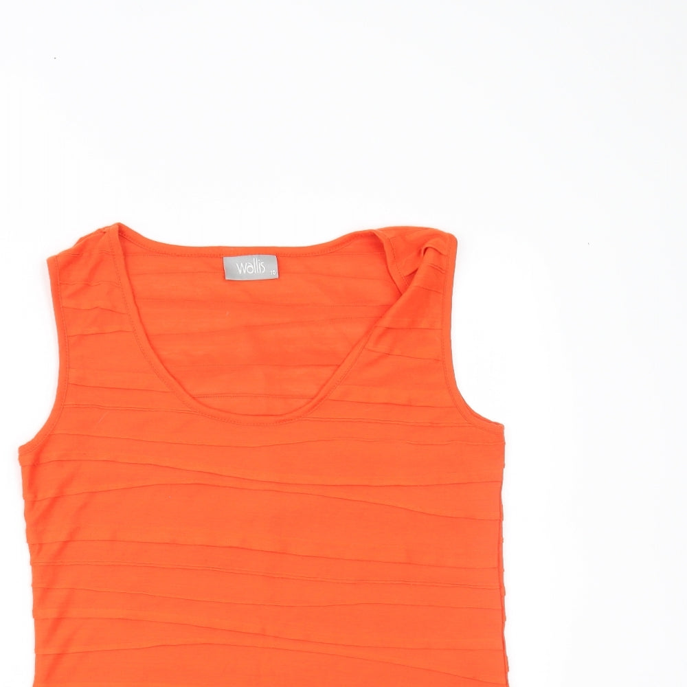 Womens UK Size 10 Wallis Orange Camisole Tank