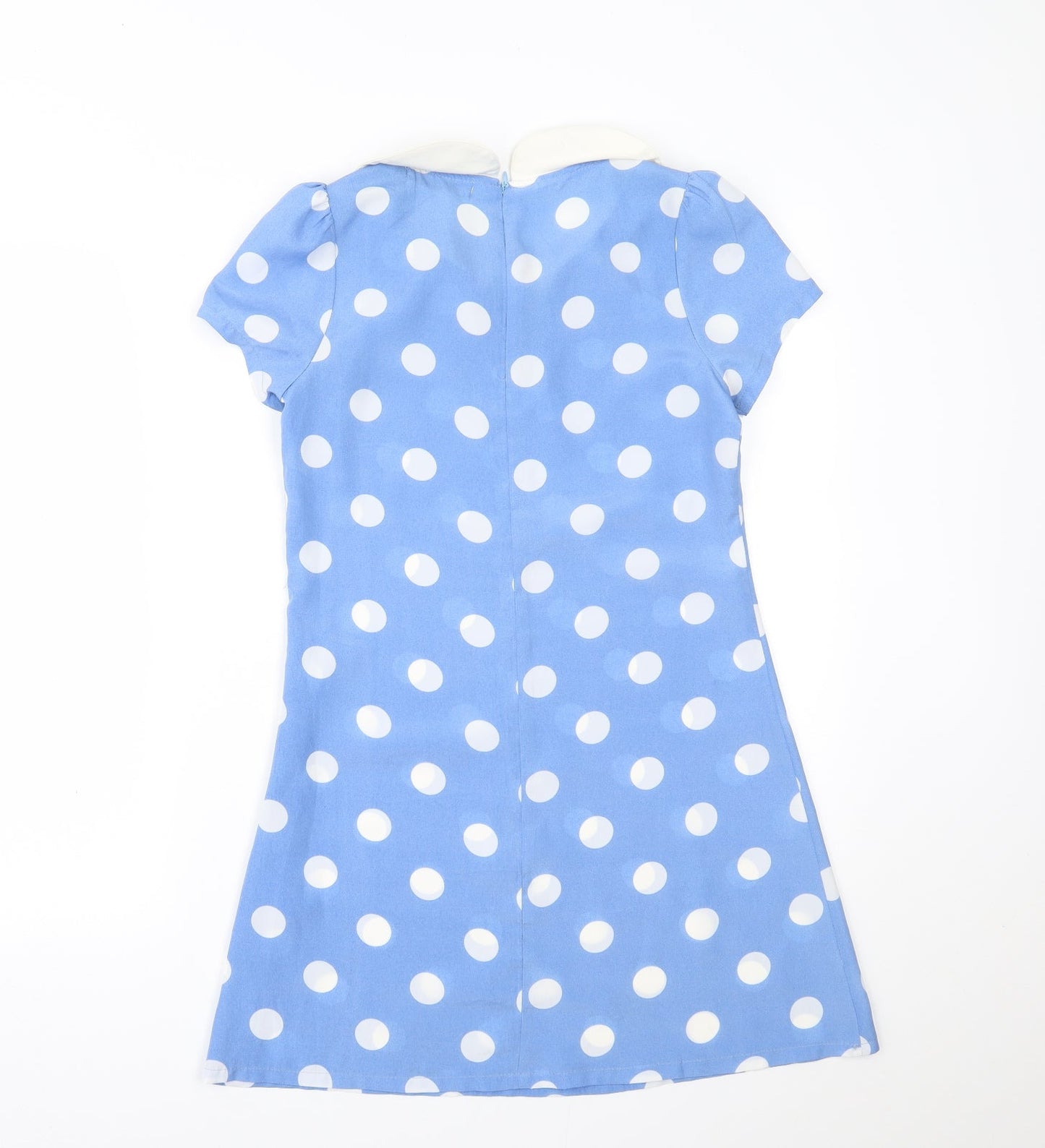 Hearts & Bows Womens Blue Polka Dot  Fit & Flare  Size 6