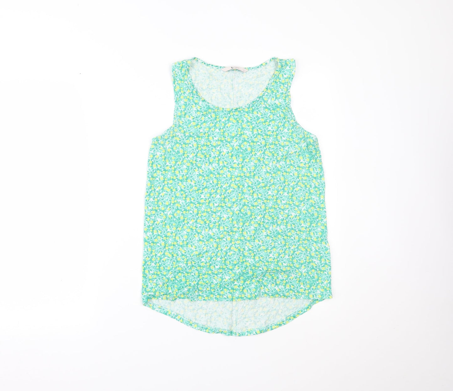 Womens UK Size 8 TU Green Camisole Tank
