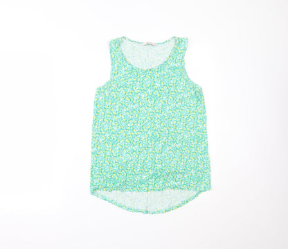 Womens UK Size 8 TU Green Camisole Tank