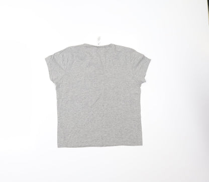 B&C Collection Womens Grey   Basic T-Shirt Size L