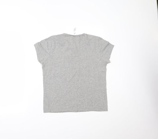B&C Collection Womens Grey   Basic T-Shirt Size L