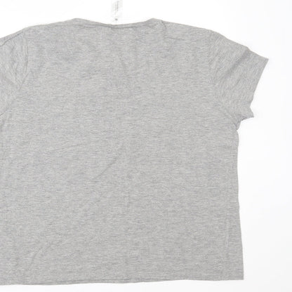 B&C Collection Womens Grey   Basic T-Shirt Size L