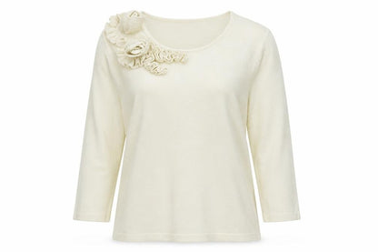Soon Womens Ivory  Knit Pullover Jumper Size 14
