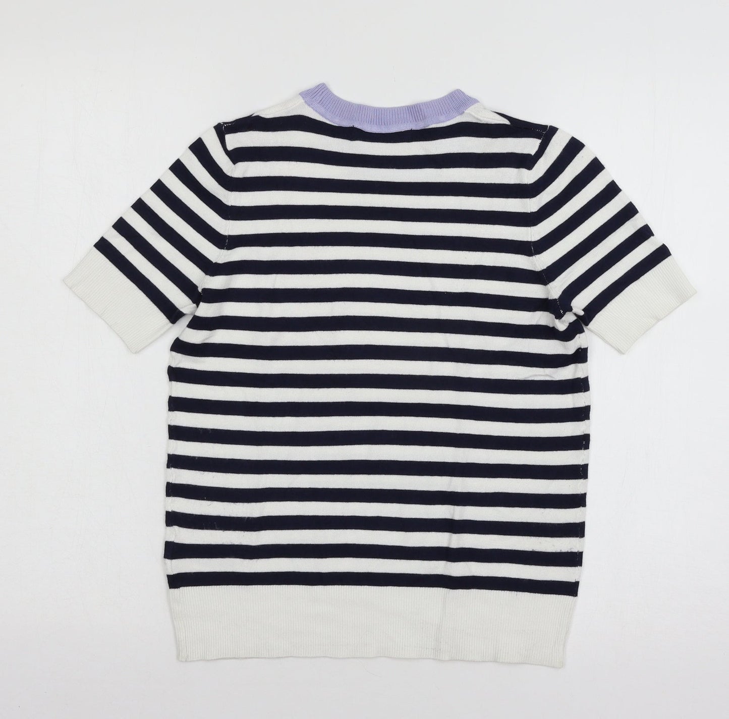 Womens UK Size 6 MArks White Basic T-Shirt