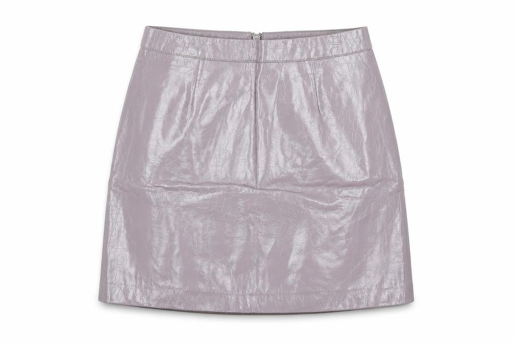 Miss sel Womens Grey   A-Line Skirt Size 12