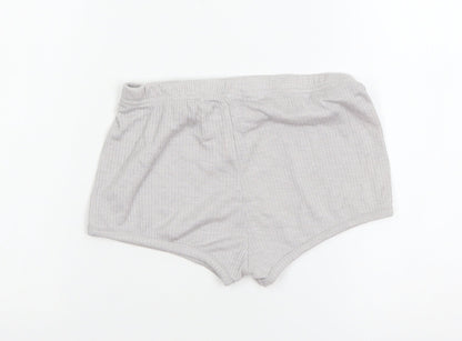 Missguid Womens Grey Solid Jersey Cami Pyjama Pants Size 8