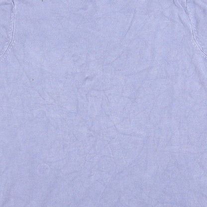 Womens UK Size 6 Marks Blue Basic T-Shirt