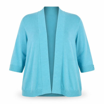 Womens UK Size 18 EWM Blue Cardigan Jumper