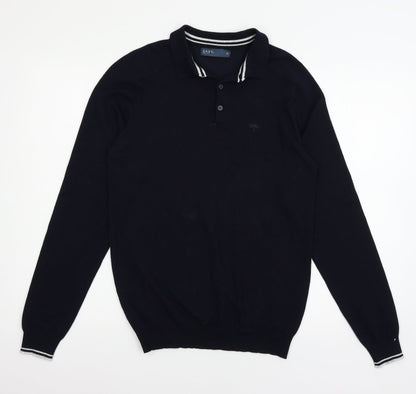 Easy  Mens Blue  Knit Pullover Jumper Size S