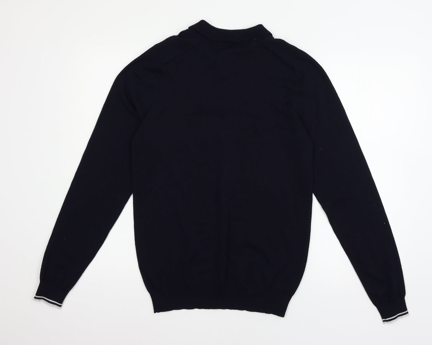 Easy  Mens Blue  Knit Pullover Jumper Size S