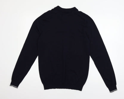 Easy  Mens Blue  Knit Pullover Jumper Size S