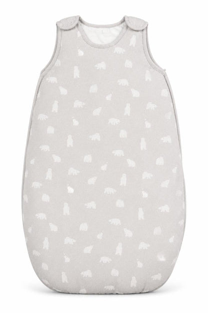 The lit Baby Grey Geometric Jersey Babydoll One Piece Size 3-6 Months  - Polar Bear sleep suit