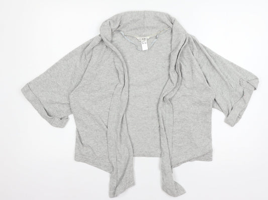 George Womens Grey  Knit Cardigan Jumper Size 14