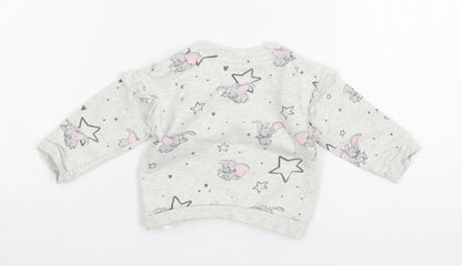 George Baby Grey  Jersey Pullover Jumper Size 3-6 Months  - Dum