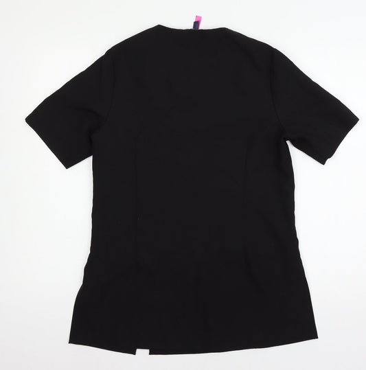 Womens UK Size 10 Premier Black Basic Blouse
