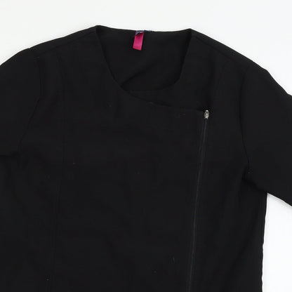 Womens UK Size 10 Premier Black Basic Blouse