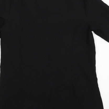 Womens UK Size 10 Premier Black Basic Blouse