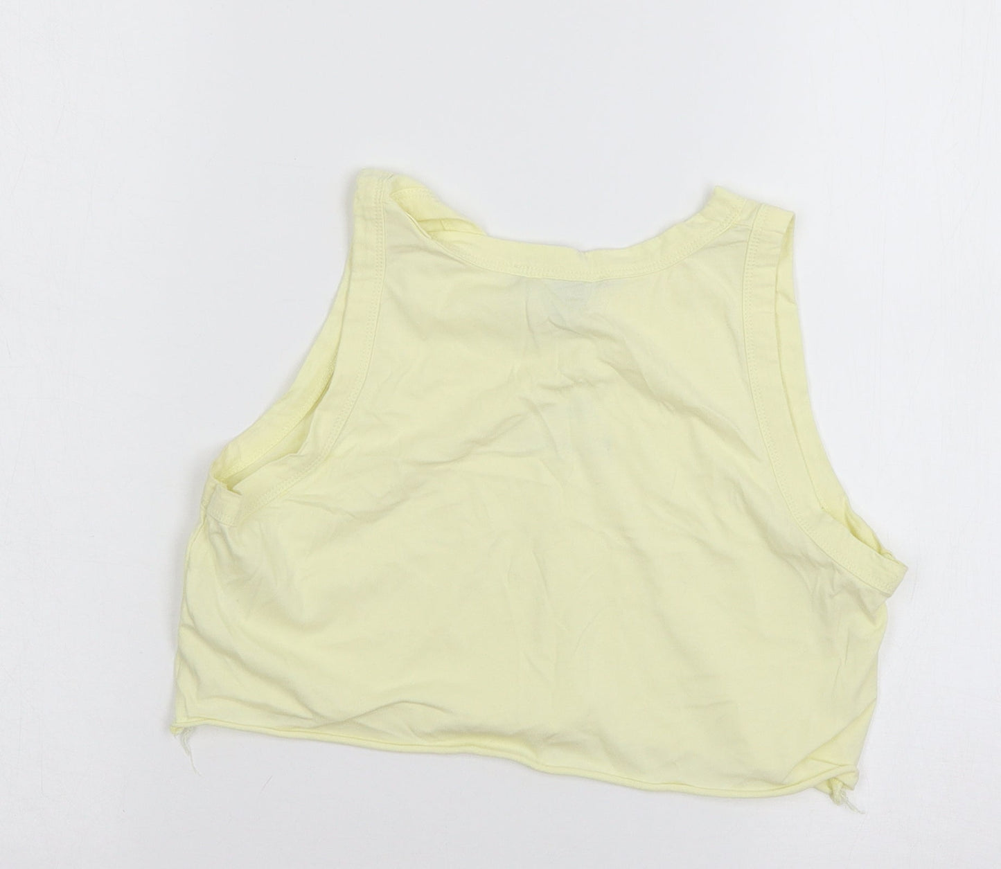 Primark Womens Yellow  Jersey Basic Tank Size 10  - More Kind