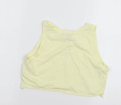 Primark Womens Yellow  Jersey Basic Tank Size 10  - More Kind