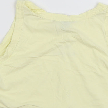 Primark Womens Yellow  Jersey Basic Tank Size 10  - More Kind