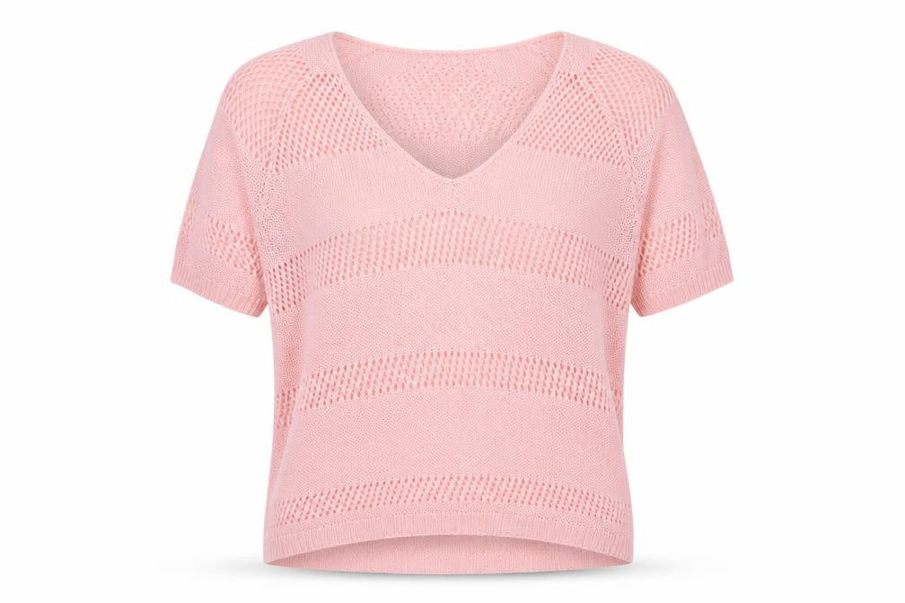 Womens UK Size 14 Papaya Pink Pullover Jumper