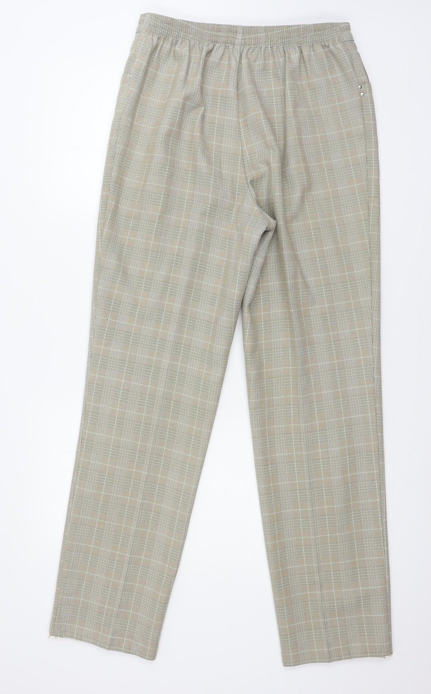 Womens UK Size 12 MArks Regular Fit  Beige Trousers