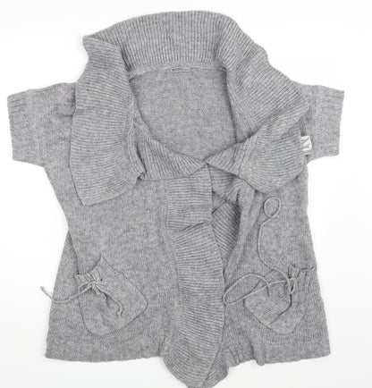 Boying Fashion Womens Grey   Wrap Jumper One Size