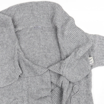 Boying Fashion Womens Grey   Wrap Jumper One Size
