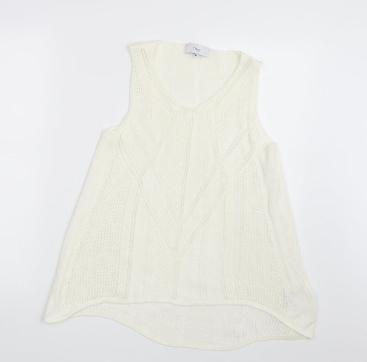 Womens UK Size 14 New Look Ivory Pullover Jumper