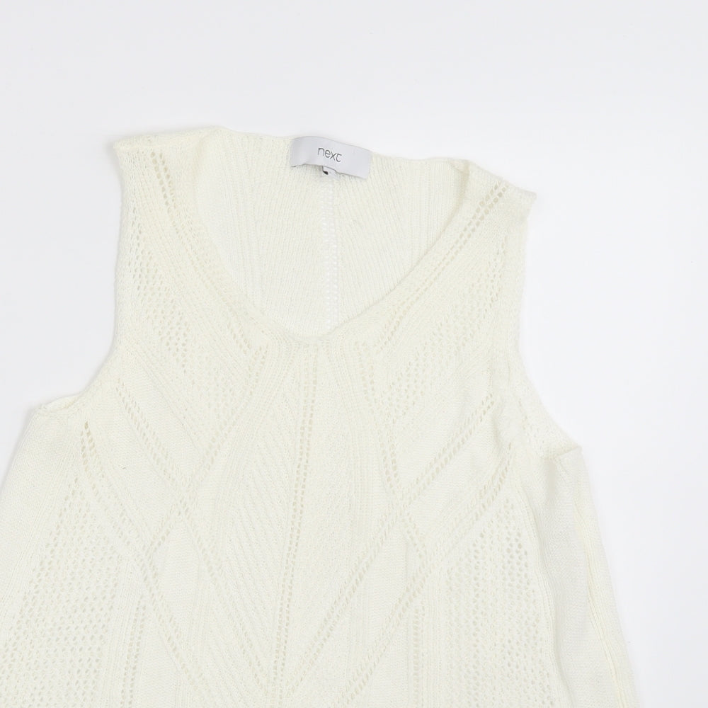 Womens UK Size 14 New Look Ivory Pullover Jumper